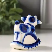 Фигурка фарфор &laquo;Козлик - качалка&raquo;, 6.5 см, гжель