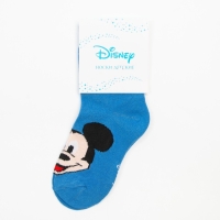 Носки для мальчика «Микки Маус», DISNEY, 16-18 см, цвет синий