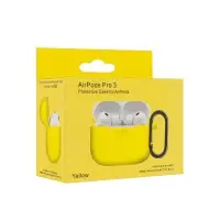 Чехол для AirPods Pro 3 с карабином №14 Yellow