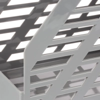 Лоток вертикальный СТАММ XXL 160мм серый