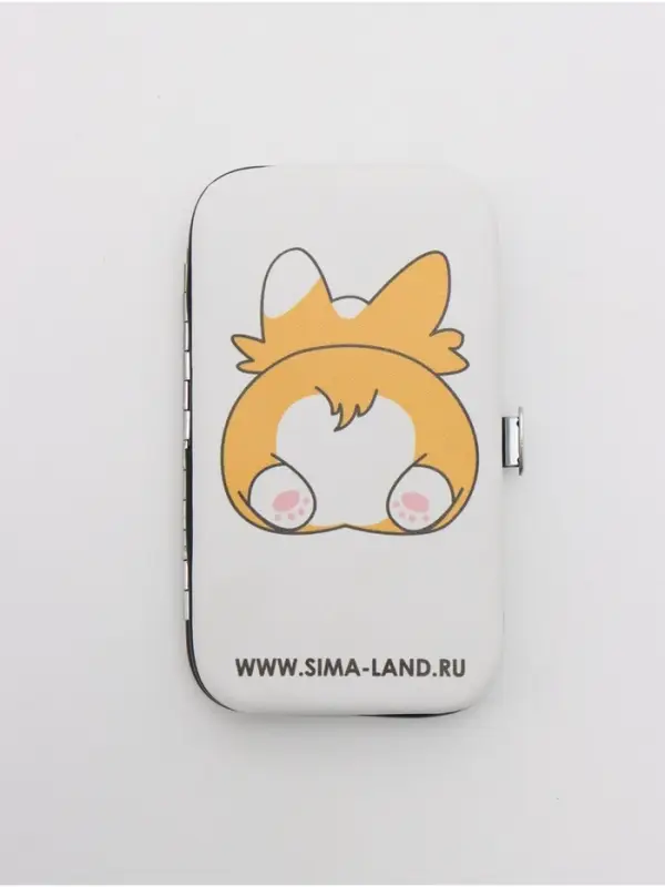 Набор маникюрный CORGI, 7 предметов, PVC-чехол, разноцветный