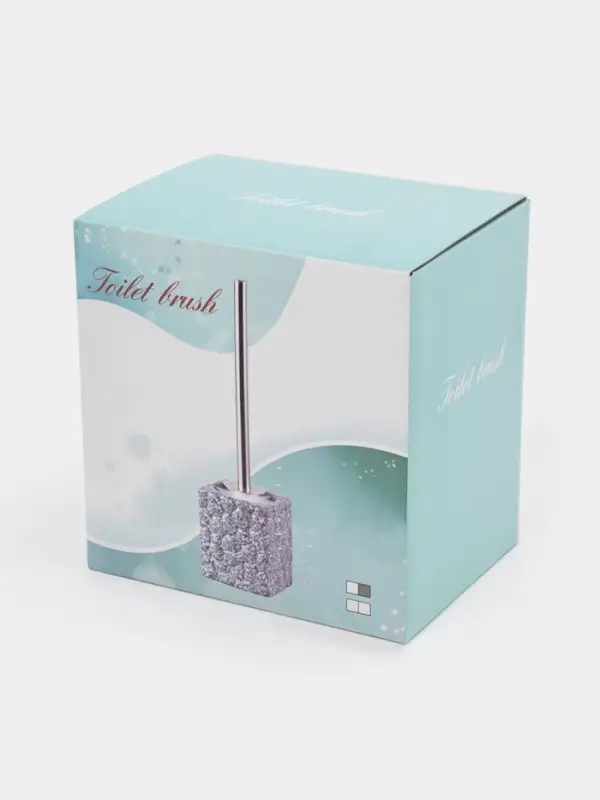 Ерш для унитаза с подставкой керамика "Крошка" белый