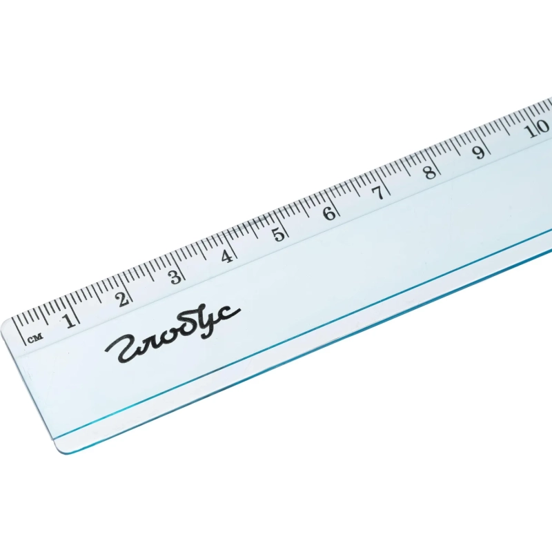 Линейка пластиковая 25 см., ассорти, Л25ЦПУ