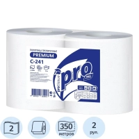 Бумага протирочная Protissue 1000л/рул 350м С241 2рул/уп