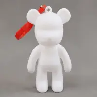 Алмазная мозаика на брелоке "Мишка"