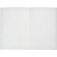 Тетрадь общая А4,96л,клет,скреп,обл.бумвинил,блок офсет-2 Синяя