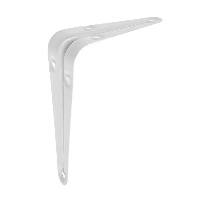 Кронштейн, 100×75×0.8 мм, металл, белый