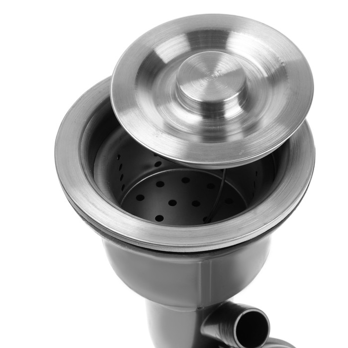 Кухонная мойка ZEIN M01, S=3.0 и 0.7 мм, смеситель, корзины, разделочная доска, сифон, сатин Кухонная мойка ZEIN M01, S=3.0 и 0.7 мм, смеситель, корзины, разделочная доска, сифон, сатин