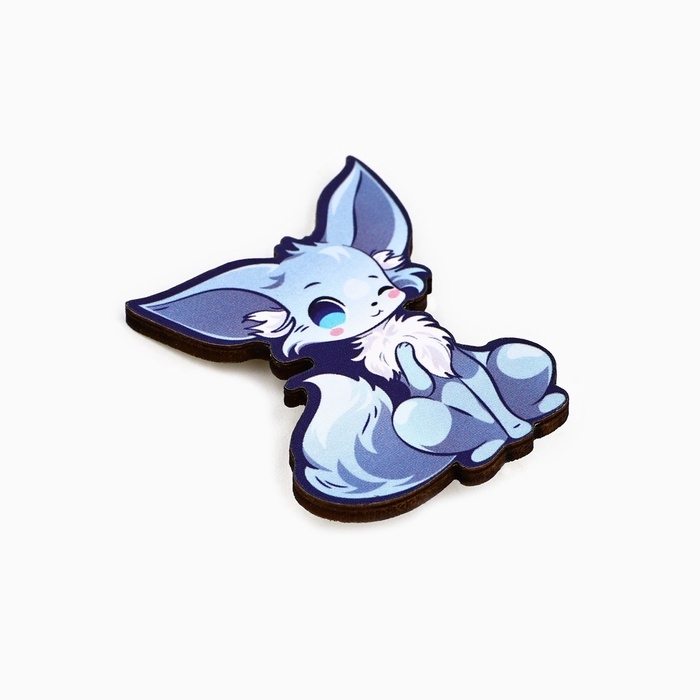 Значки деревянные «Аниме» в шоубоксе, 20 шт Значки деревянные «Аниме» в шоубоксе, 20 шт