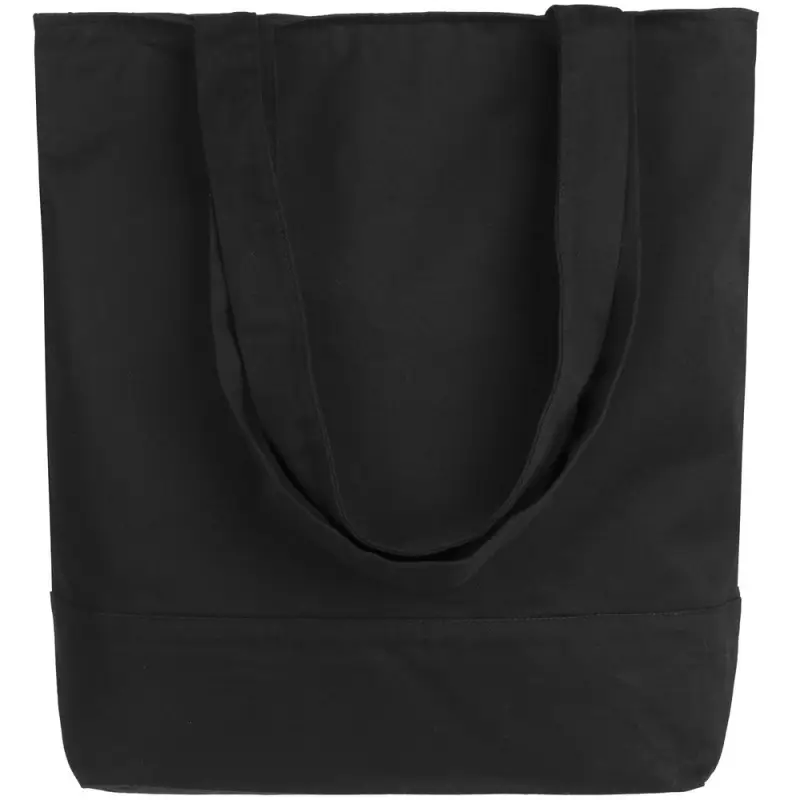 Сумка для покупок на молнии Shopaholic Zip, черная Сумка для покупок на молнии Shopaholic Zip, черная