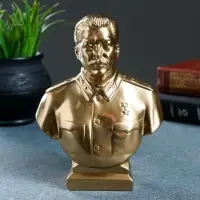 Бюст &laquo;Сталин&raquo;, фигурка гипс, большой, 6&times;15&times;5 см