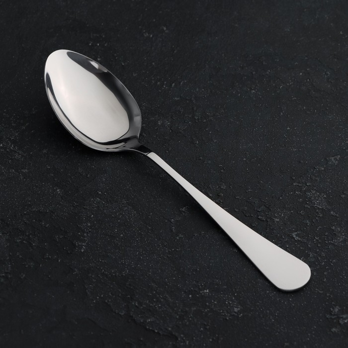 Ложка столовая из нержавеющей стали «Классика», длина 20.5 см, толщина 2 мм Ложка столовая из нержавеющей стали «Классика», длина 20.5 см, толщина 2 мм