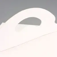 Коробка для десерта, упаковка кондитерская, белая, 18&times;18&times;23 см