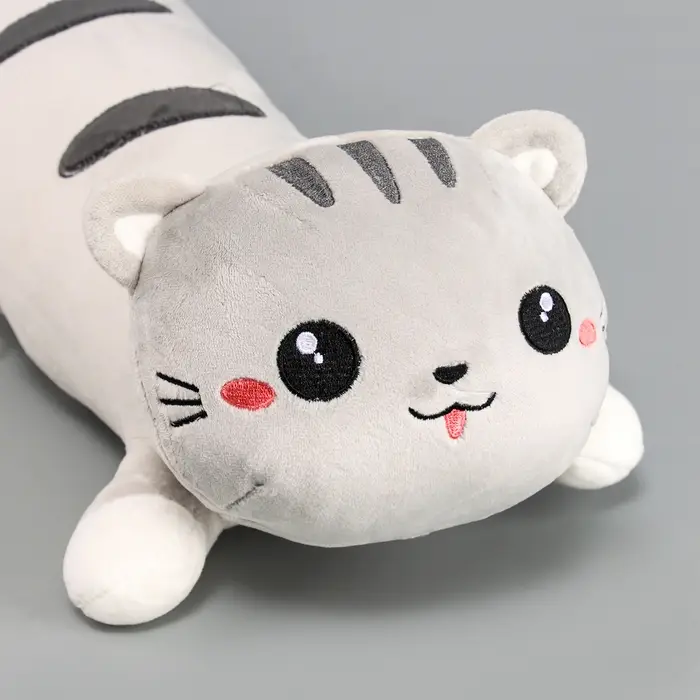 Мягкая игрушка &laquo;Кот-батон&raquo;, 60 см, цвет серый