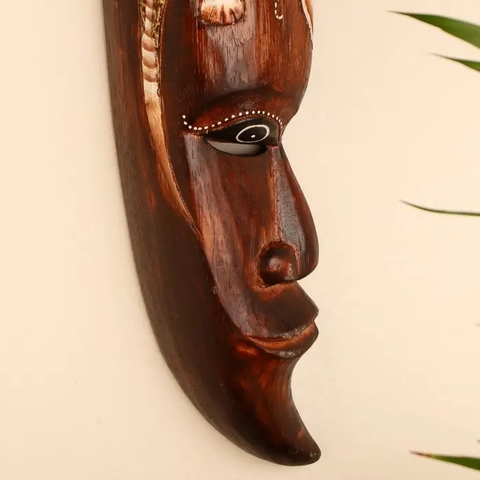 Интерьерный сувенир маска Интерьерный сувенир маска "Ящерица" 50х12х5 см