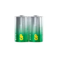 Батарейка алкалиновая GP Super, D, LR20-2BL, 1.5 В, спайка, 2 шт.