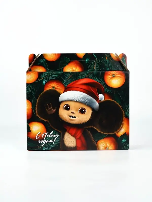 Коробка подарочная Коробка подарочная "Яркого года!", Чебурашка, 33,7 х 27,7 х 7,9 см