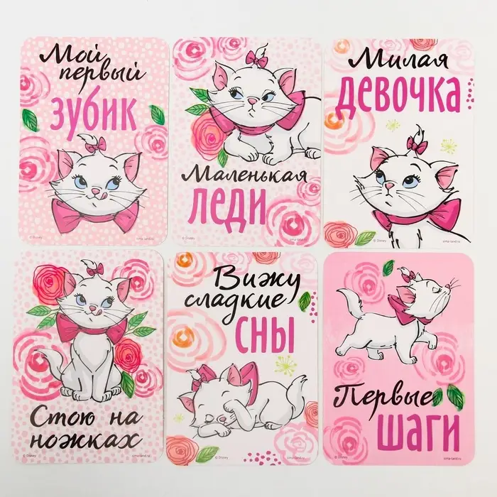 Карточки для фотосессии, 18 штук, Коты аристократы