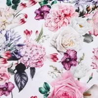 Бумага упаковочная глянцевая двусторонняя «Букет», 100×70 см Бумага упаковочная глянцевая двусторонняя «Букет», 100×70 см