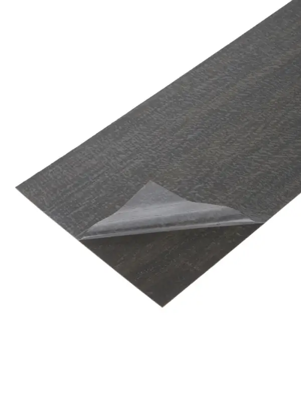 Плитка виниловая самоклеящаяся 91х15 см, ясень темный