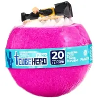 Бомбочка для ванн CUBEHERO розовая, 210 г МИКС