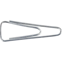 Скрепки Attache оцинкованные треугольные 25 мм, негофрированные, 100шт/уп