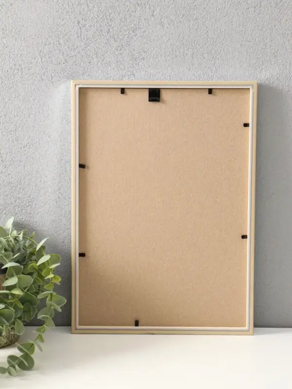 Фоторамка для фото "Vivo" 21х30 см,  набор 3 шт, (пластиковый экран), серебро