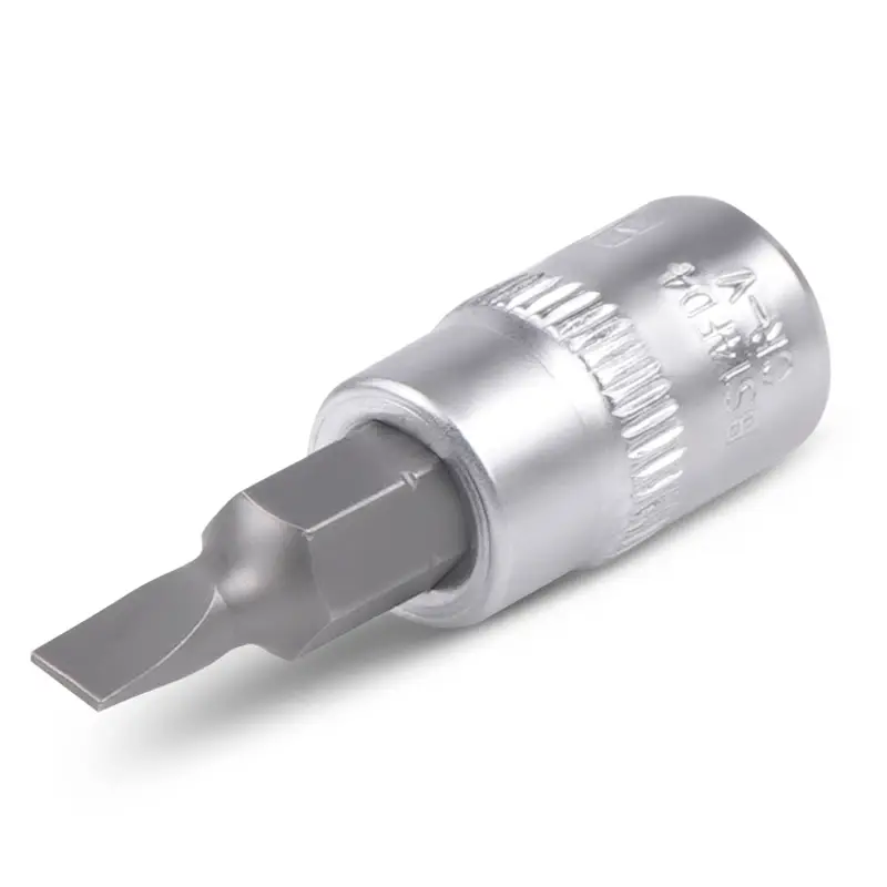 Головка со вставкой 1/4" шлиц (SL4, L=38мм) AVS BS14FD4