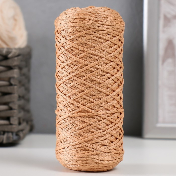 Шнур для вязания 100% полиэфир 1мм 200м/75±10гр (05-розово-бежевый) Шнур для вязания 100% полиэфир 1мм 200м/75±10гр (05-розово-бежевый)