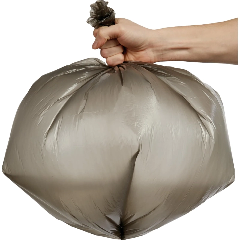 Мешки для мусора ПНД 60л 7мкм 20шт/рул черные 58х68см