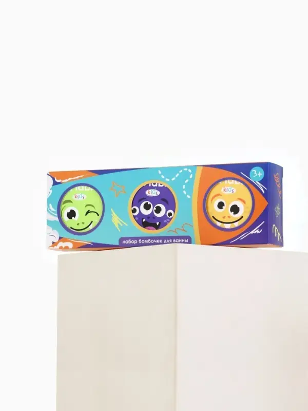 Бомбочки для ванны детские &laquo;Монстрики&raquo;, набор 3&times;100 г, ULAB