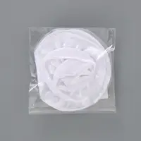 Бант  для волос, цвет белый большой (диаметр 17)