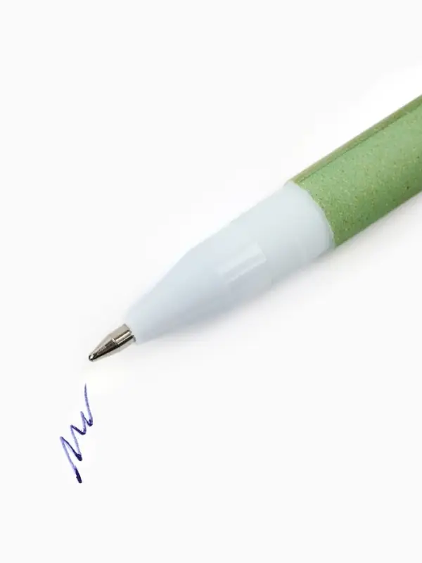 Ручка шариковая, синяя паста, 0.7 мм, пластик, софт-тач, набор из 2 шт. &laquo;Учитель&raquo;