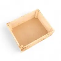 Подарочный ящик, 25&times;22&times;9 см, деревянный, обожжённое дерево