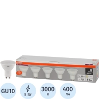 Лампа светодиодная OSRAM LVPAR1635 5SW/830 230V GU10 (5 шт/уп) 584747