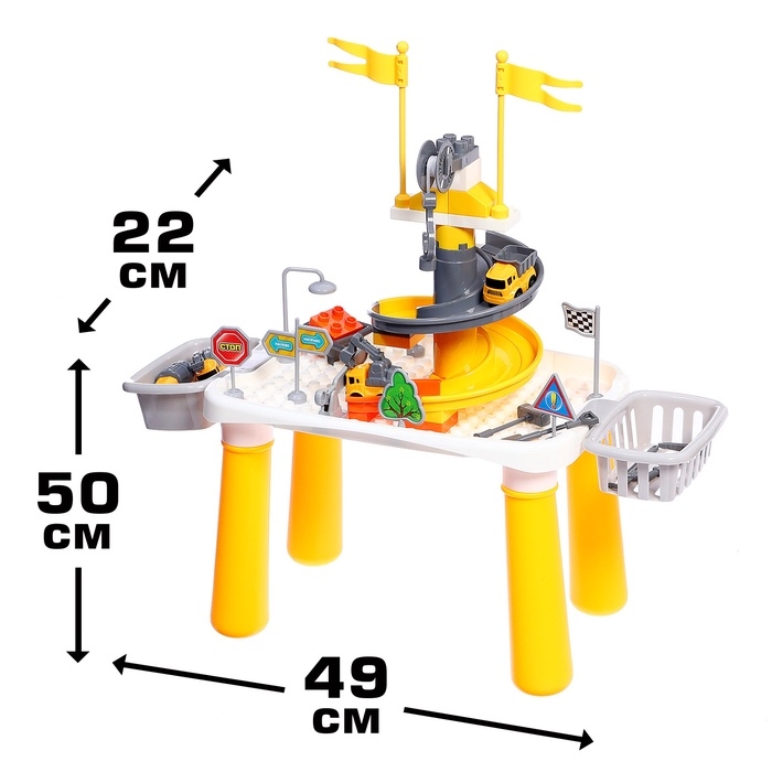 Интерактивный набор-парковка «Приключения на стройке», 4 машинки в наборе, подвижные элементы, аксессуары Интерактивный набор-парковка «Приключения на стройке», 4 машинки в наборе, подвижные элементы, аксессуары