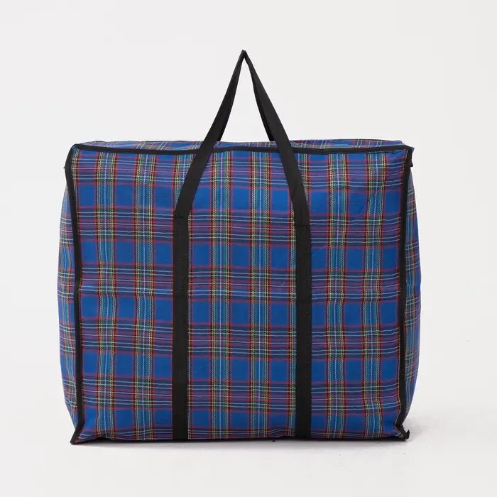 Сумка хозяйственная на молнии, 68л, цвет синий Сумка хозяйственная на молнии, 68л, цвет синий