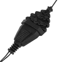 Удлинитель для комнатных гирлянд, 3 м, тёмная нить, УМС-вилка