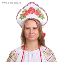 Кокошник «Розы с незабудками»