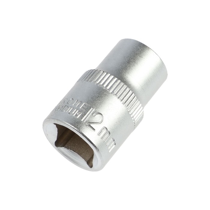 Головка торцевая шестигранная ТУНДРА, под квадрат 1/2 Головка торцевая шестигранная ТУНДРА, под квадрат 1/2", 12 мм, CrV