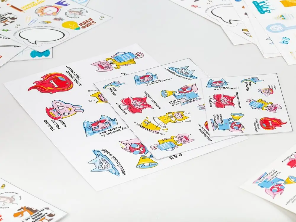 Наклейки UV-DTF Stiker Pack на заказ, S