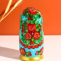 Матрёшка дерево &laquo;Аленка&raquo;, 5-ти кукольная, 18 см, ручная работа, МИКС