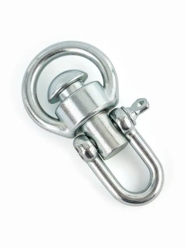 Вертлюг со скобой, средний (длина-7.5 см, ширина-3.5 см), 5 шт.