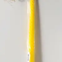 Свеча витая 25 см, 57 г, 5 ч, жёлтый