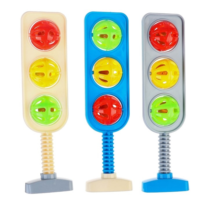 Погремушка «Светофор», цвет МИКС, Крошка Я Погремушка «Светофор», цвет МИКС, Крошка Я