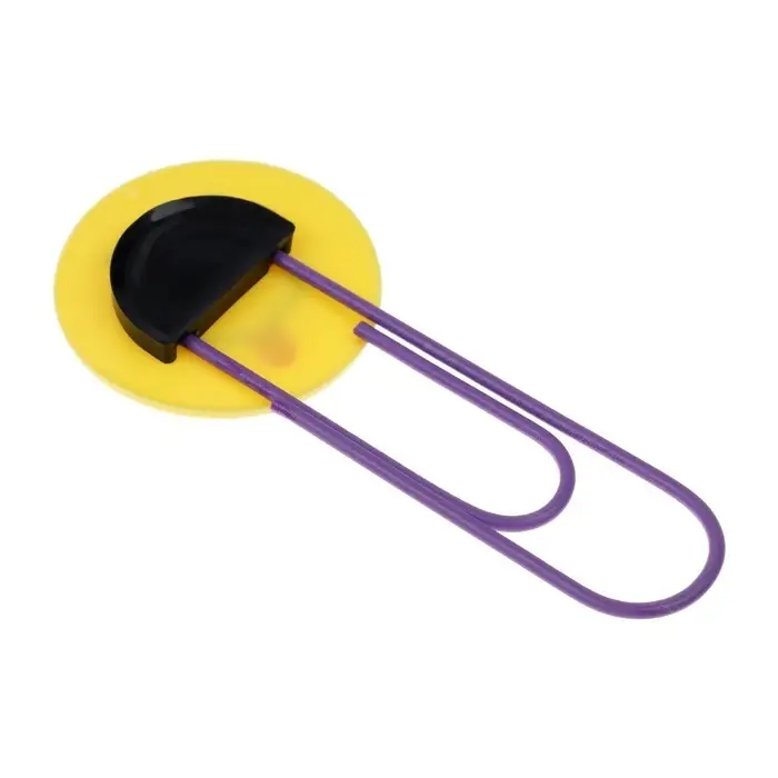 Закладка-скрепка большая «Смайл», 11 см