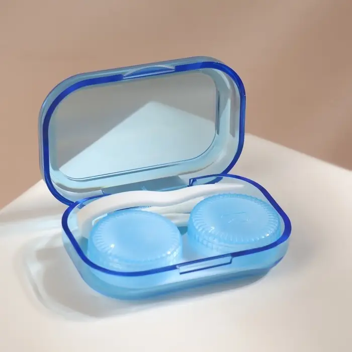 Набор для контактных линз, в футляре, 3 предмета, цвет МИКС Набор для контактных линз, в футляре, 3 предмета, цвет МИКС