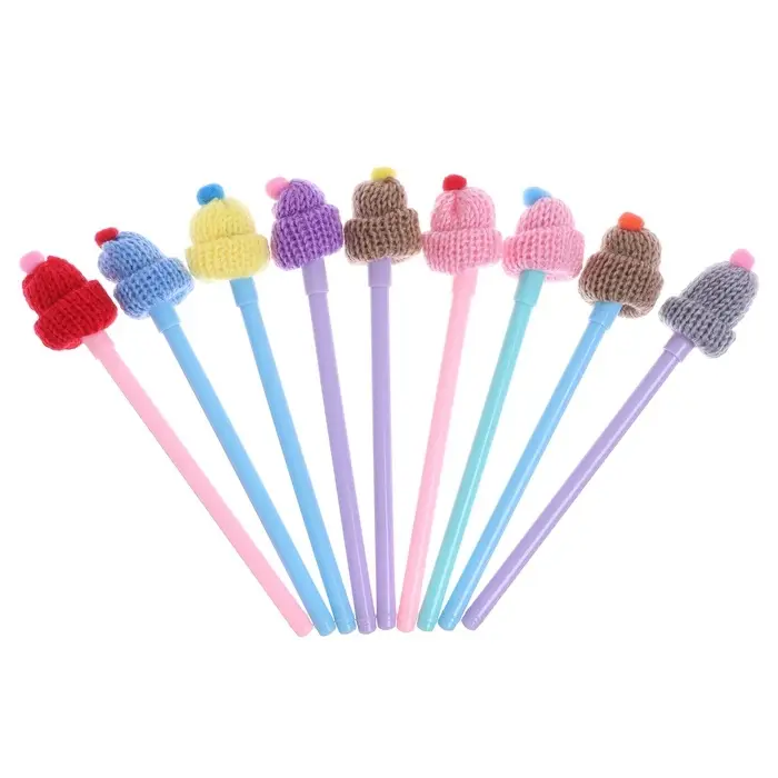 Ручка - прикол гелевая Calligrata «Шапочка», стержень синий, МИКС Ручка - прикол гелевая Calligrata «Шапочка», стержень синий, МИКС