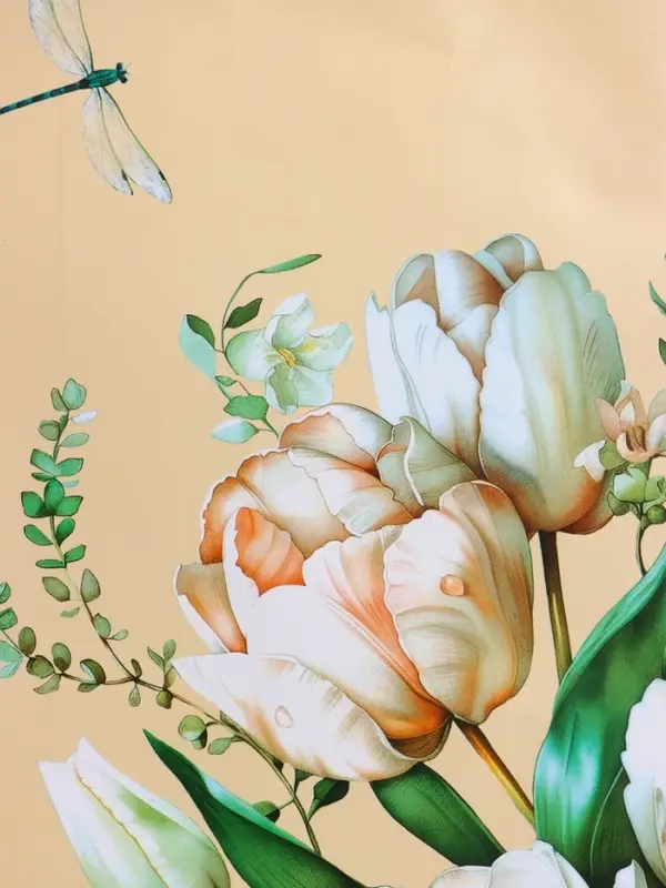 Пакет подарочный "Стрекоза", ламинированный, 33 х 42,5 х 10 см