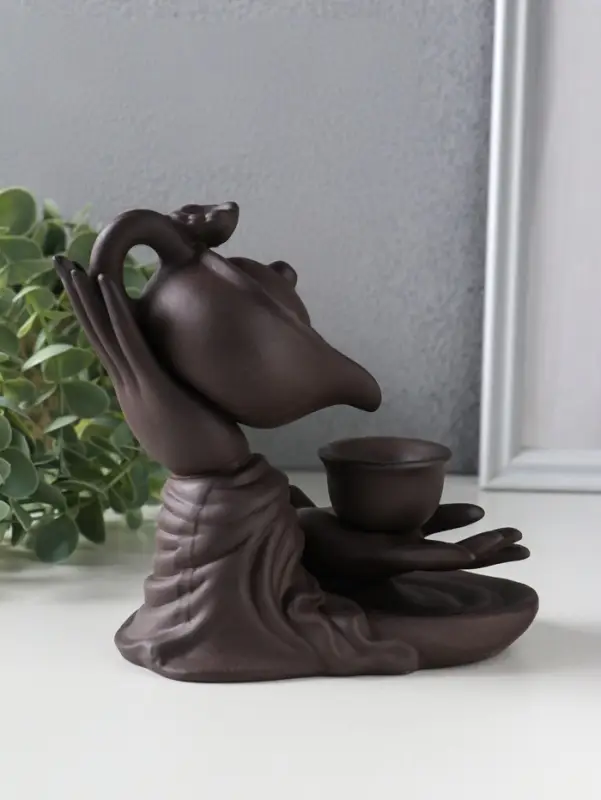 Подставка для благовоний TAKE IT EASY &laquo;Чайная церемония&raquo;, стелющийся дым, 16&times;14&times;9 см